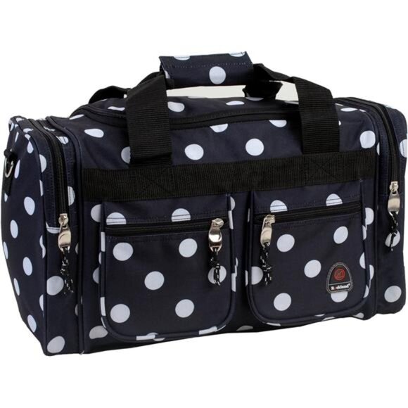 Travel Duffel Bag Large Gym Bag Heavy Duty Polyester Weekend Bag with Shoulder S - Picture 1 of 7